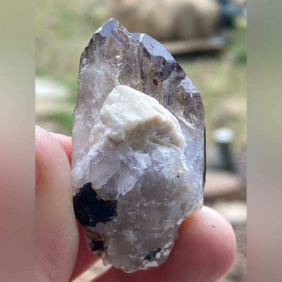 Smoky Quartz with Aegirine from Malawi, South Africa - Picture 8 of 15